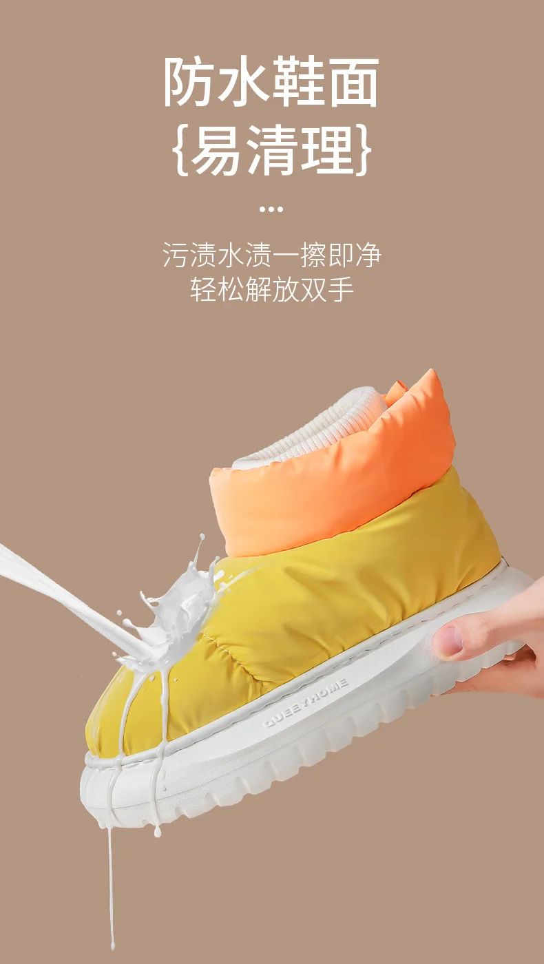 Winter Women's Boots  Waterproof Platform Cotton Shoes Snow Boots Plush Warm Indoor New Comfortable Anti Slip Ankle Boots