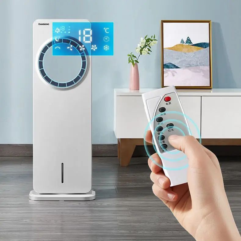 ventilador de resfriamento, ventilador de ar condicionado sem pás, refrigeração, gelo e água, ar condicionado de dormitório doméstico, ventilador, pequeno ar