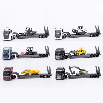Maisto 1:64 Scania 770S Volvo FH16 Transporte Pesado Liga Modelo Veículo de Engenharia Coleção Presente para Meninos Colecionadores Brinquedo