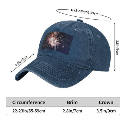 Casquette Baseball Cap Firework Running, Tennis, Dad Hat Seasons & Outdoor Travel. Trucker Hats for Man Woman