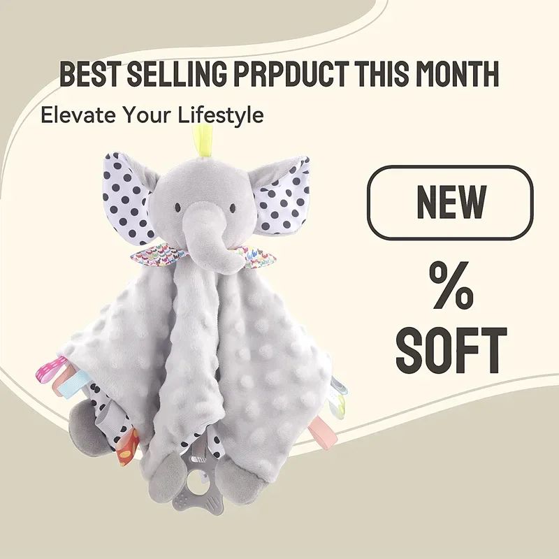 Muslin Baby Comfort Towel Cotton Comforter Blanket Soft Newborn Sleeping Dolls Kids Fashion Sleep Toy Soothe Appease Towel Bibs