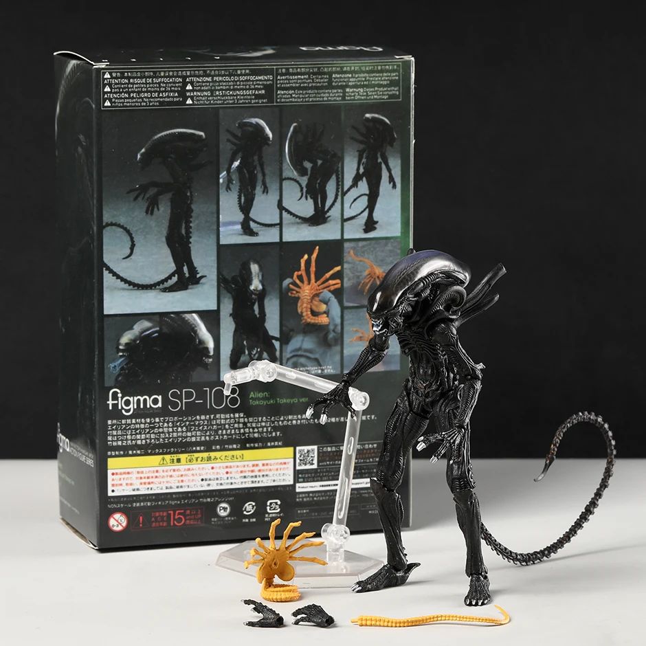 figma SP-108 Alien Big Chap Action Figure Boneco Colecionável de Terror