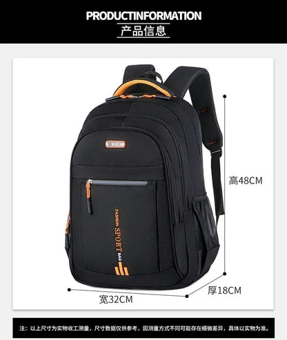 Men's Backpack Oxford Business Computer Bag Waterproof Backpack Leisure Travel Backpack High School Student Backpack For Man