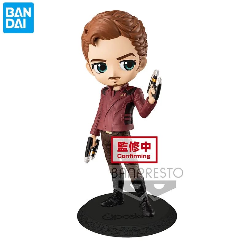BANDAI Original Banpresto Qposket Marvel Vingadores Homem de Ferro Capitão América Loki Thor Figuras Colecionáveis