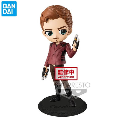 BANDAI Original Banpresto Qposket Marvel Vingadores Homem de Ferro Capitão América Loki Thor Figuras Colecionáveis