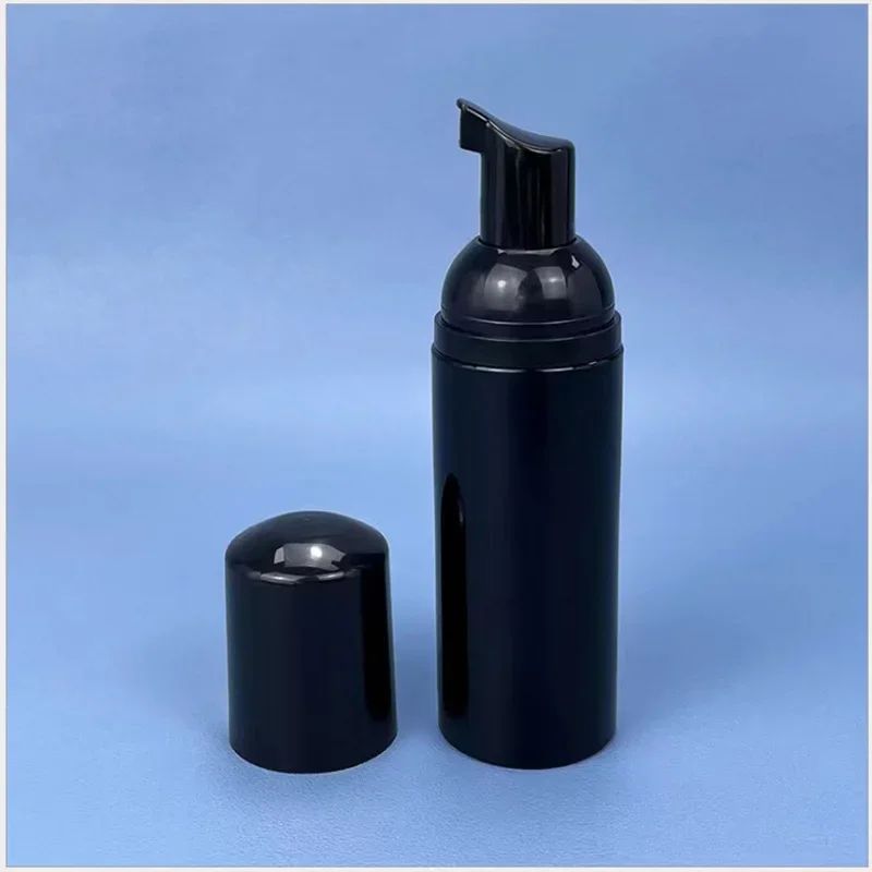 10/30/60PCS 60ml Plastic Pump Foam Bottle Fillable Mousse Facial Cleanser Foam Dispenser black Pump Bottle Empty Container