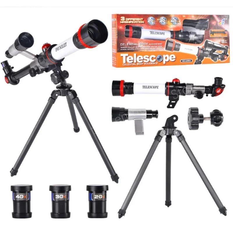 Potente Telescópio Astronômico Monocular Profissional de Alta Definição com Função de Observação Planetária de Alta Definição