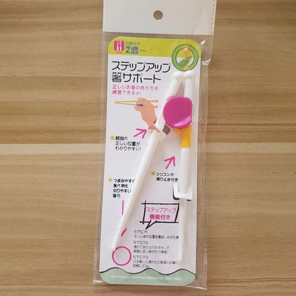 1 Pair Chopsticks For Sushi Baby Kids Beginner Practical Chopstick Easy Use Learning Training Helper Dishes Dinner Kitchen Tools