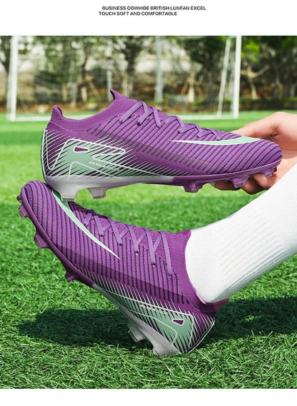 New Men Soccer Shoes Ultralight Cleats Outdoor Football Boots Unisex Hot Sale Women Match FG Sneakers High-quality Professional