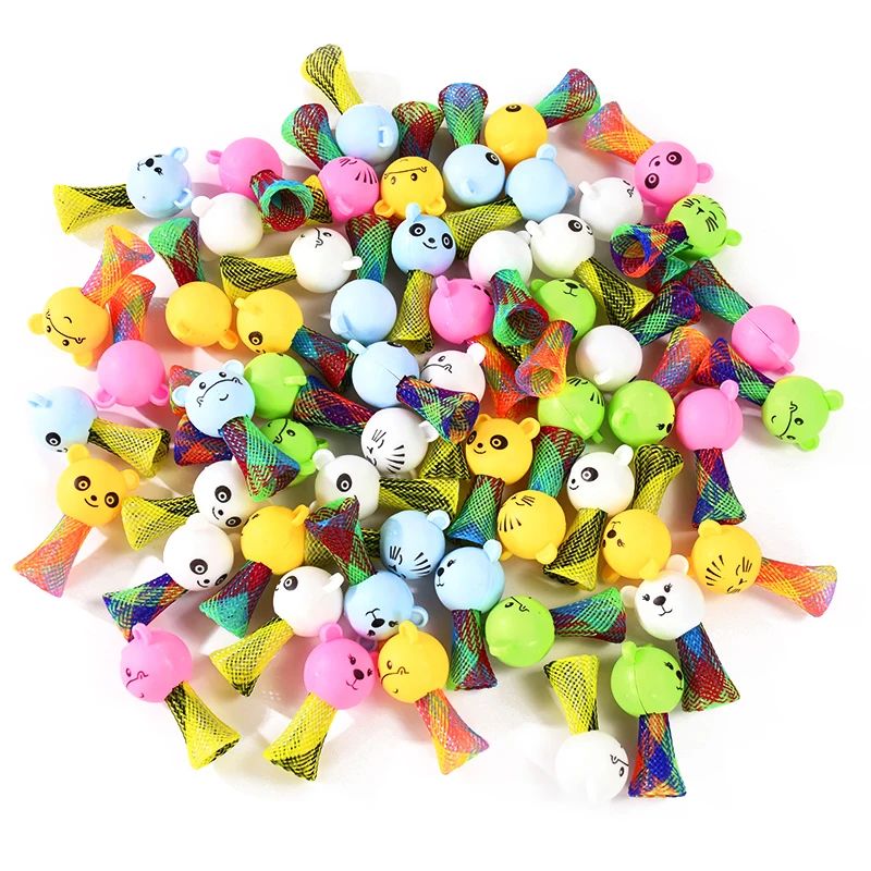 Creative Animal Jumping Doll Toys Cartoon Multicolor Bouncing Elf Christmas Gift Kids Birthday Party Favors Toys School Prizes