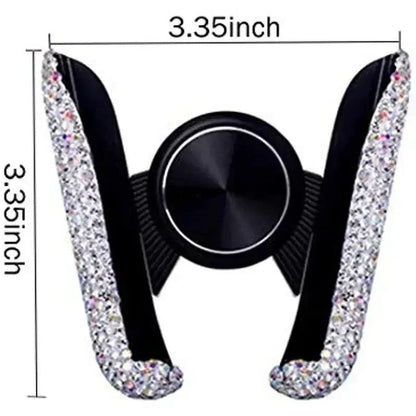 VIKEFON Suporte Universal para Celular para Carro Suporte para Celular Saída de Ar Clipe Estável Acessórios para Interior de Carro