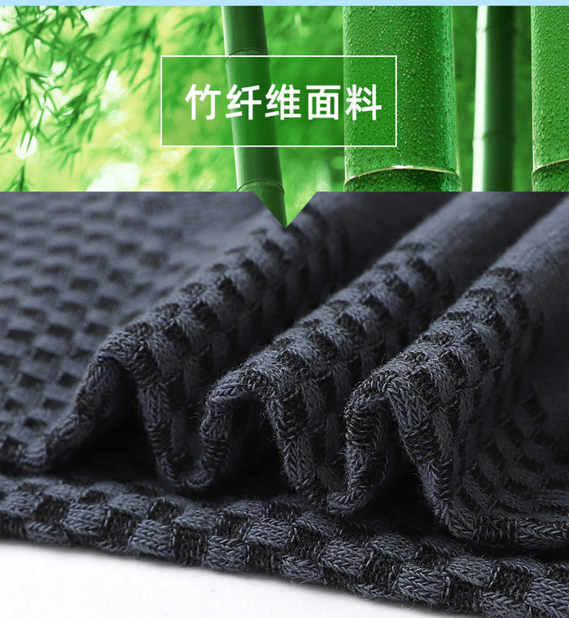 10 Pair Men's Bamboo Fiber Socks Harajuku Retro Breathable Business Man Socks Black Long Sock Deodorant Gift Set Size 39-46