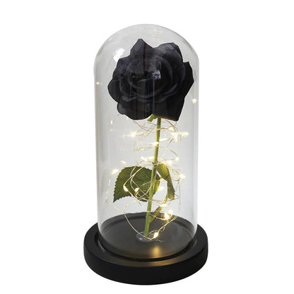 2026 Drop shipping Galaxy Rose Artificial Flowers Beauty and the Beast Rose Wedding Decor Creative Valentine's Day Mother's Gift