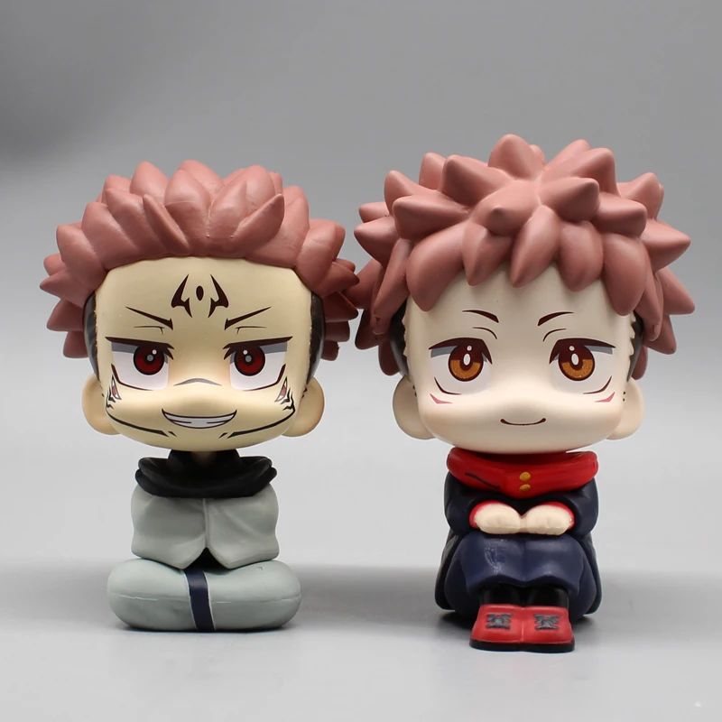 Anime Nanami Kento Ryomen Sukuna Itadori Yuji Action Figures Q Versão Jujutsu Kaisen Boneco Colecionável de PVC 10cm