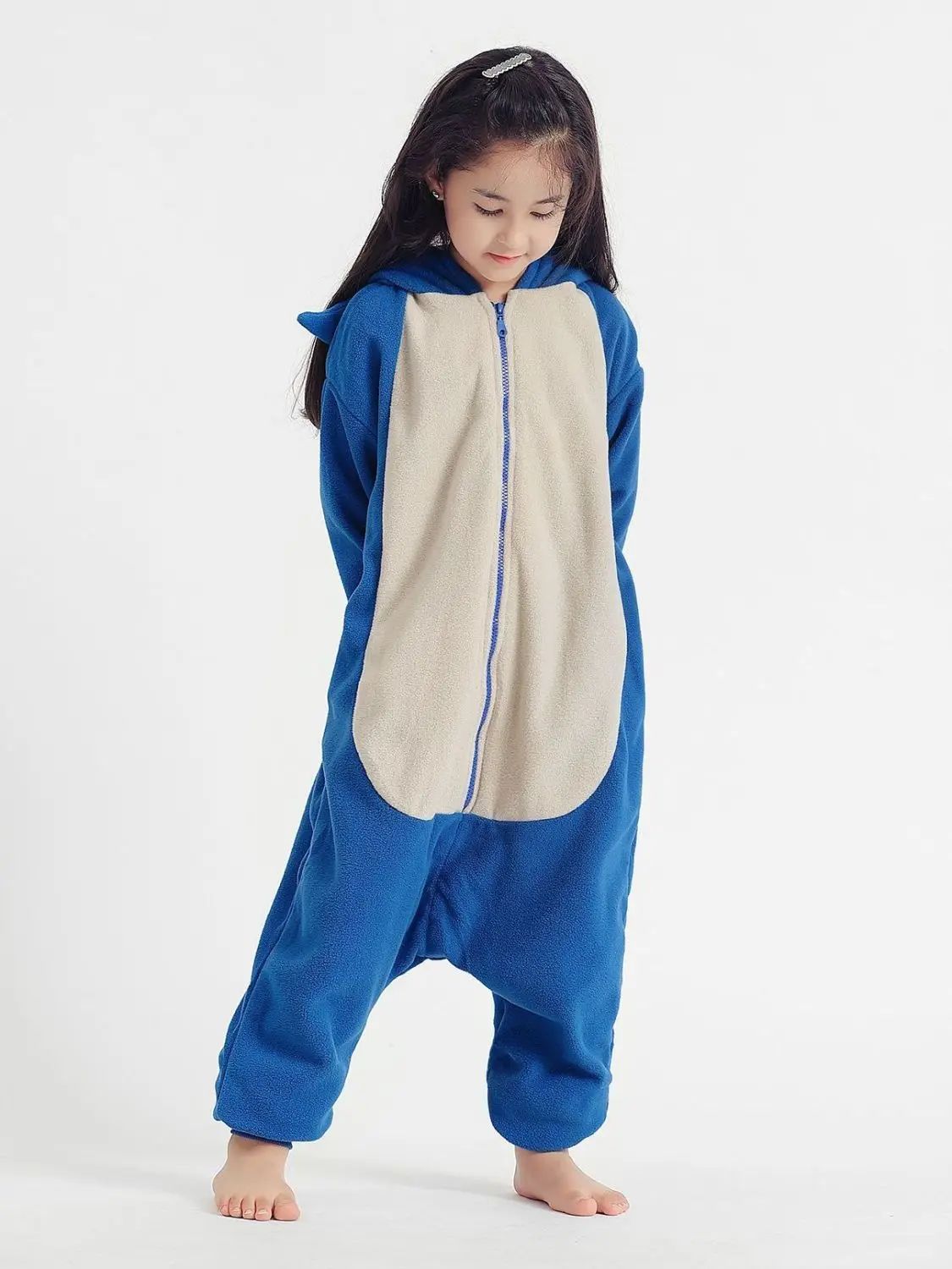 Girls Boys Cartoon Sleepwear Kids Children Cute Sonic Onesies Animal Flannel Pajamas For Christmas Halloween Party