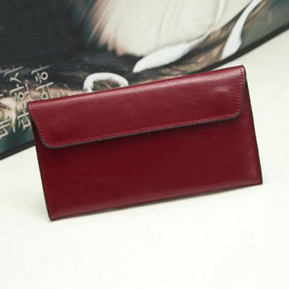 Slim Genuine Leather Women Wallet Female Long Clutch Bag Luxury Design Wallets and Purses Ladies Card Holder Vallet Sac A Main
