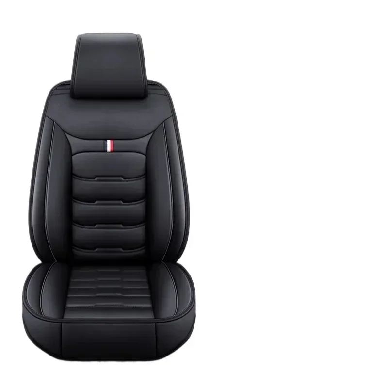 Auto Set Car Seat Covers PU Leather Single Front Split Bench Protector Four Season Universal Fit Most Car SUV Car Accessories
