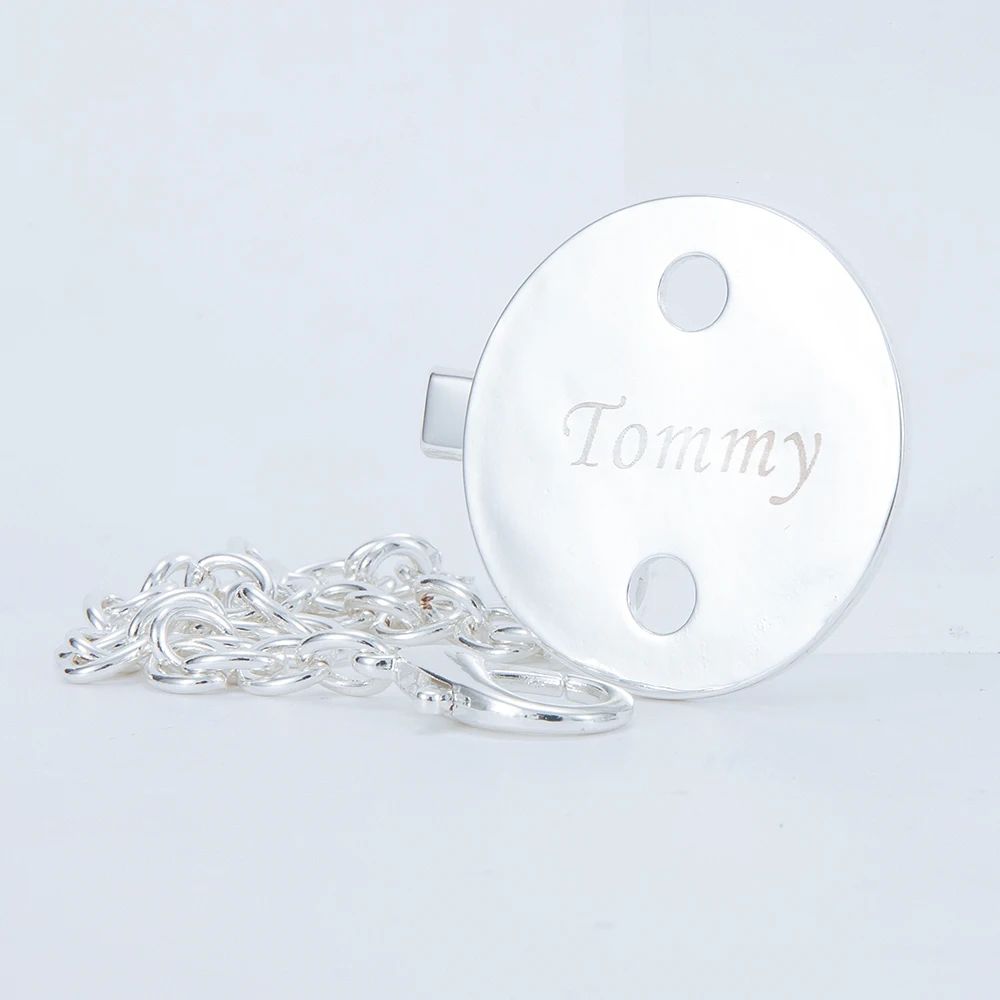 MIYOCAR personalized bling pacifier clip BPA free dummy bling unique gift baby shower