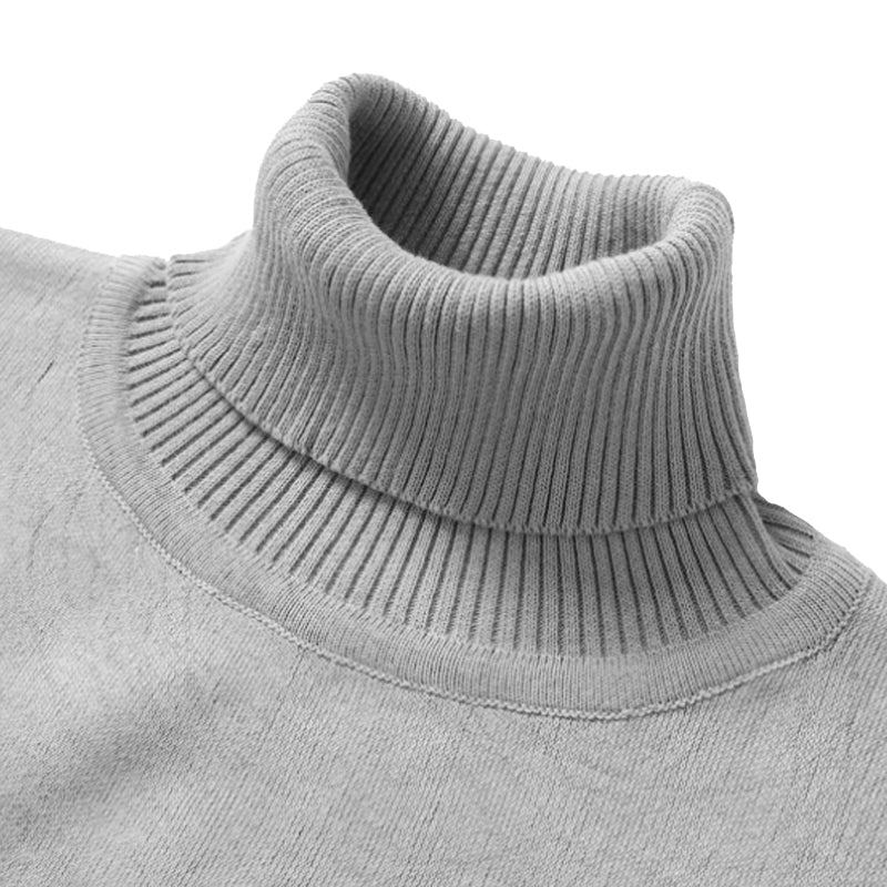 Winter Turtleneck Sweater New Men's Casual Rollneck Knitted Swatshirts Warm Men Jumper Wool Autum Sweaters