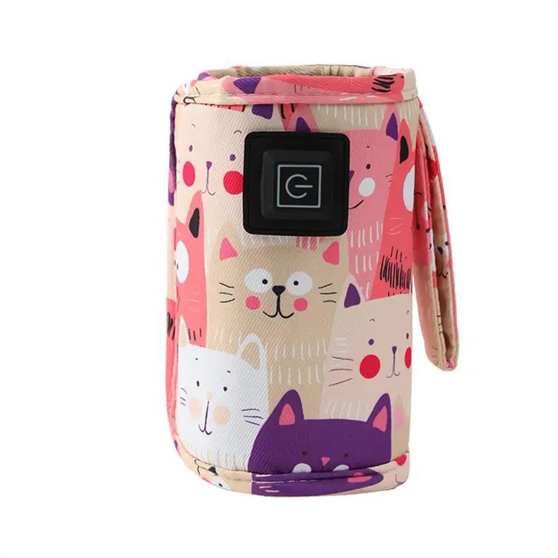 Bottle Warmer Multi Functional Bottle Heater Portable Adjustable USB Insulated Bag Baby Milk Food Warmer Tool Home Car Travel