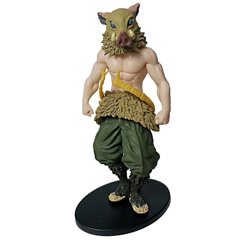 Boneco de Anime Demon Slayer Kimetsu No Yaiba Tanjiro Nezuko Zenitsu Figurine Inosuke Guerreiro Bonecos de Ação Colecionáveis Brinquedo Modelo