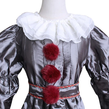 Adult Kids Joker Pennywise Cosplay Costume Stephen King It Chapter Horror Clown Halloween Party Costumes Prop Fashion NEW CLOTH