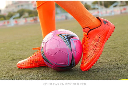 Men Society Soccer Shoes Cleats TF/FG Indoor Non Slip Original Professional Fast Football Shoes Grass Training Football Boots