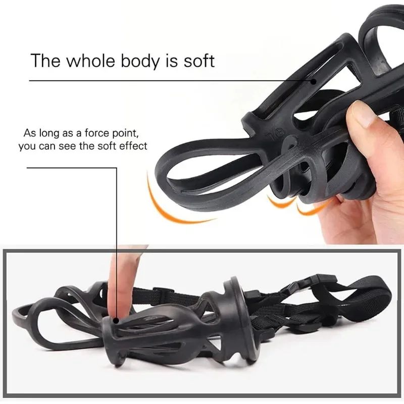 Breathable Basket Dog Muzzle Anti-biting Chewing Mask  Soft Silicone Pet Dog Muzzle  Durable Strong Mask pet Dog Supplies