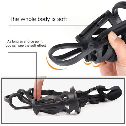 Breathable Basket Dog Muzzle Anti-biting Chewing Mask  Soft Silicone Pet Dog Muzzle  Durable Strong Mask pet Dog Supplies