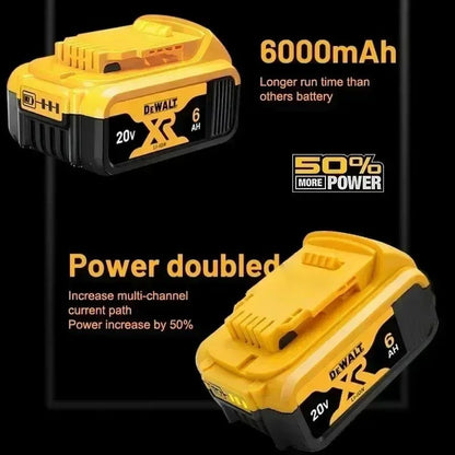 DEWALT Bateria 20V 6AH recarregável de íon de lítio carregador DCB118 Parafusadeira Furadeira Elétrica sem escovas DCD805 ferramenta elétrica