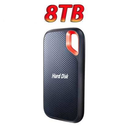 Portable SSD External Hard Drive 4TB USB3.2 Type-C External Storage Compatible with Laptop/PC/Mac Shockproof Plug&Play Hard Disk