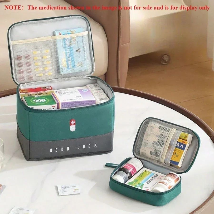 Medical Bag Portable Travel First Aid Kit Waterproof Large Capacity Medicine Storage Organizer Emergency Bag Camping