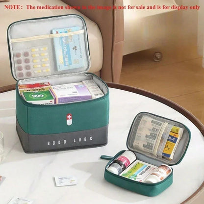 Medical Bag Portable Travel First Aid Kit Waterproof Large Capacity Medicine Storage Organizer Emergency Bag Camping