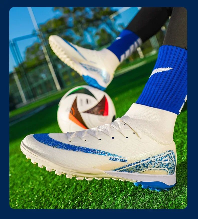 Men Soccer Shoes Society Professional Soccer Cleats Adult Fast Turf Training Football Shoes Outdoor Futsal Football Field Boots