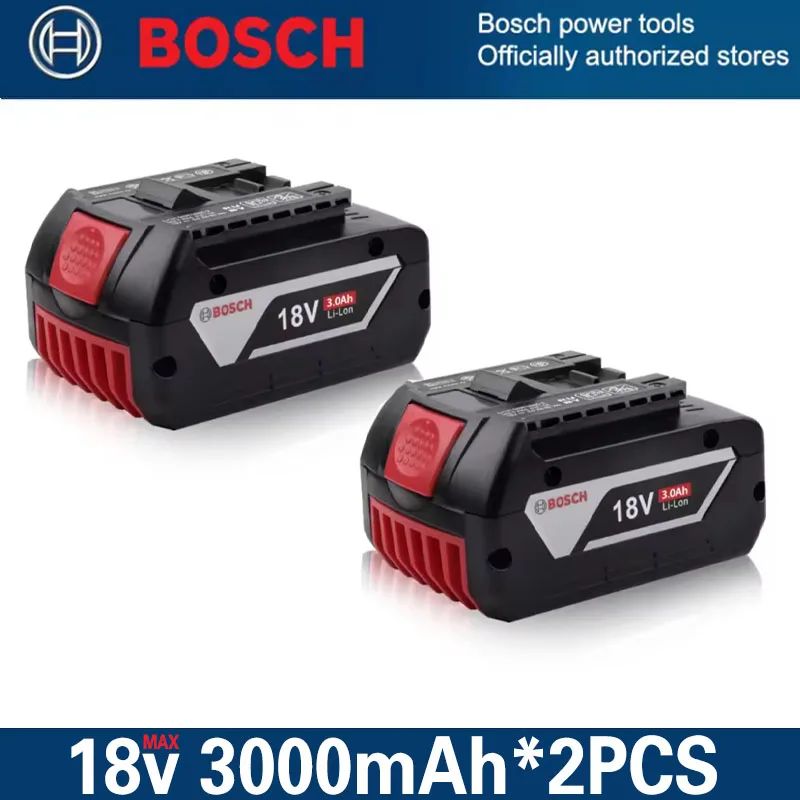Bateria 100% Original 18v 6Ah 5Ah 3Ah BOSCH Professional 18V 18650 Bateria Li-ion 18V de substituição para BAT609 BAT609G BAT618 BAT618G