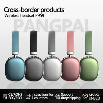 Fone de Ouvido Sem Fio Montado CEKACA P959, Suporte para Cartão, Compatível com Celulares 5.3, Acessórios para Fones de Ouvido