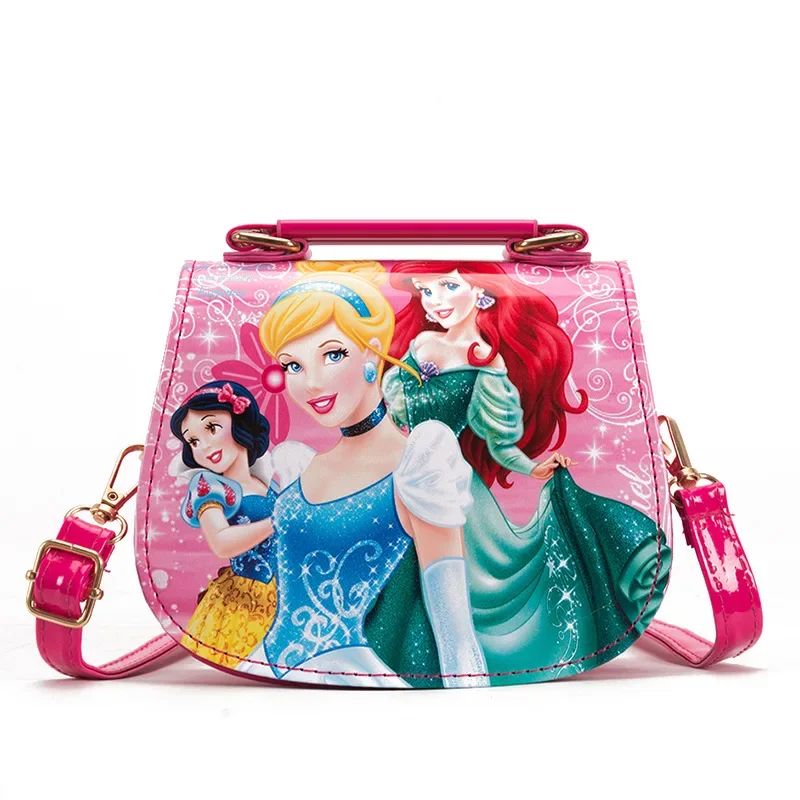 Disney Frozen 2 Elsa Anna Princesa Brinquedos Infantis Bolsa de Ombro Menina Princesa Sofia Bolsa de Mão Infantil Bolsa de Compras Fashion para Crianças Presente