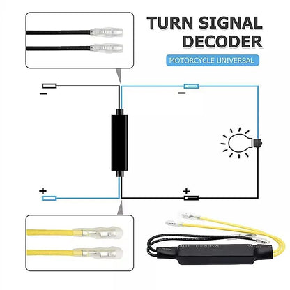 Resistor de Pisca de LED para Moto 12V 10W 10Ω Adaptador Eliminador de Erro para Pisca-Pisca