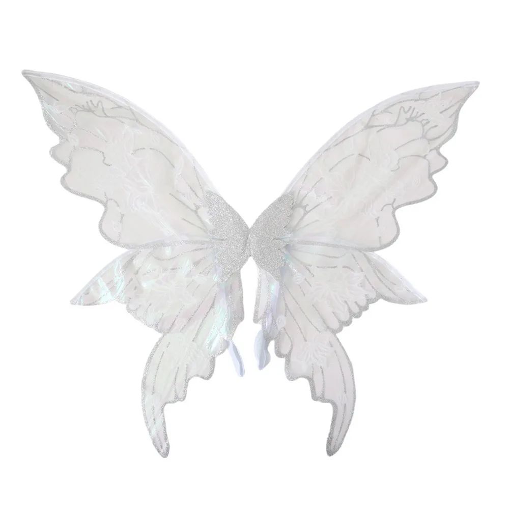1PC Adults Fairy Wings Girls Sparkling Angel Wings Butterfly Costume Wings Halloween Costume Dress up Party Favor Christmas Gift