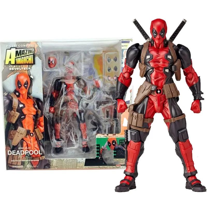 X-men Yamaguchi Deadpool Wolverine Action Figure Articulada Variante Modelo Estátua Dead Pool Enfeites Colecionáveis Presentes Brinquedos