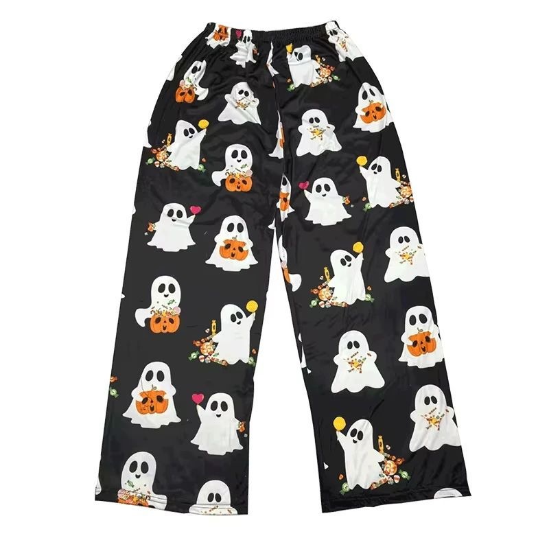 New Anime Stitch Pajama Pants Halloween Fashion  Pajama Trousers men's Home Pants Autumn Winter Loungewear Trouser