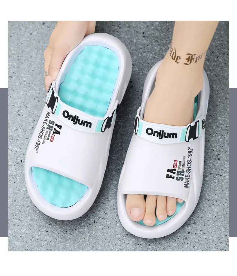 Flip Flops Male Massage Slippers Outdoor Sandals Beach Clogs Indoor Comfortable Soft Slides Men Casual Shoes Women Home Slippers