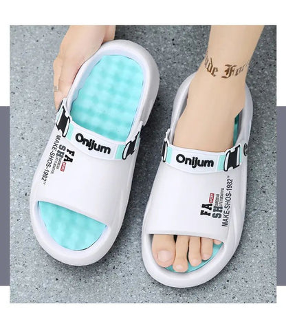 Flip Flops Male Massage Slippers Outdoor Sandals Beach Clogs Indoor Comfortable Soft Slides Men Casual Shoes Women Home Slippers