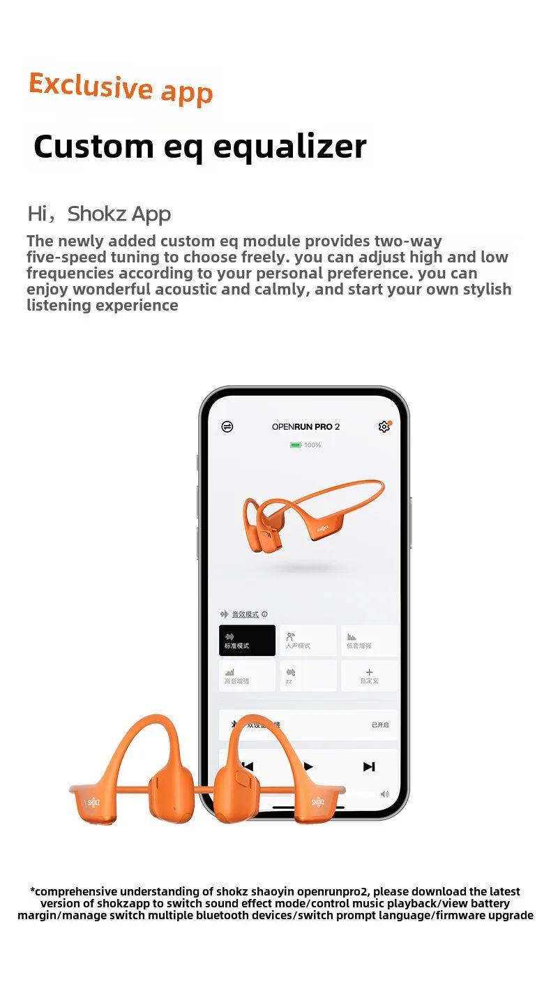 Original SHOKZ OpenRun Pro 2 S820 S821mini Bluetooth Earphones IP55 Waterproof Bone Conduction Headphones Music Sports Earbuds