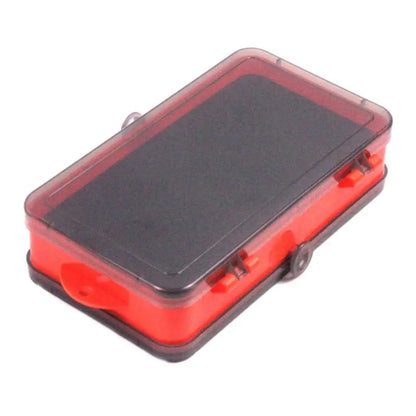 Caixa de isca dividida dupla face portátil Iscas para pesca Jig Head anzóis iscas macias equipamento de pesca acessórios de armazenamento