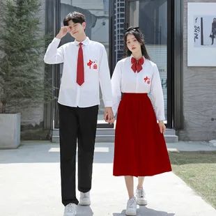 Spring Hot Sale Of The Season Women's Basic JK Uniform Skirt A- Line Elastic Waist Dark Blue Pleated Skirt College Style Half-le