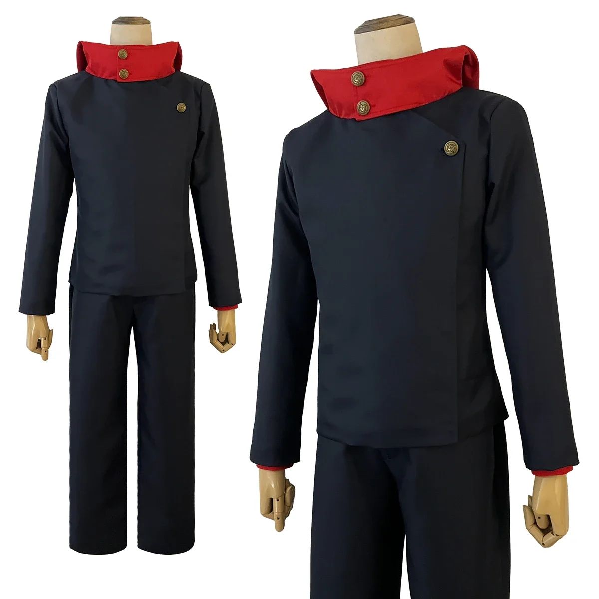 Halloween Holoun Jujutsu Jjk Manga Anime Itadori Yuji Cosplay Kostuum Pruik Jasje Broek Uniform Rose Net Synthetische