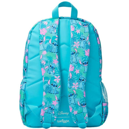 Miniso Disney Stitch Kawaii Children Schoolbag Set Cartoon Student Bookbag Lunch Bag Pen Case Casual High Capacity Backpack Gift
