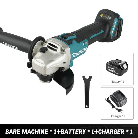Makita 2025 NEW  DGA454 Angle Grinder:18V, 8500r/min, 115mm Wheel, 660W, 3 - Gear, Ideal for Cutting/Grinding Wood&Metal Boards