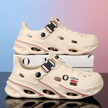 Men Outdoor Sandals Men's Outdoor Sandals Sport Slippers Beach Slides Breathable Clogs Men Casual Garden Shoes Non-slip Hiking